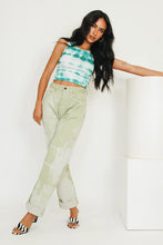 Load image into Gallery viewer, Under Control Tie Dye Top // Green