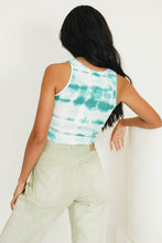 Load image into Gallery viewer, Under Control Tie Dye Top // Green