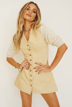 Load image into Gallery viewer, Girl Revolution Mini Dress // Sand