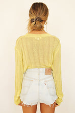 Load image into Gallery viewer, Now Trending Knit Top // Lemon