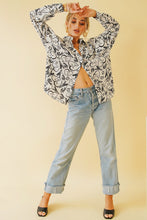 Load image into Gallery viewer, VG Nights In Paris Button Front Shirt // Print