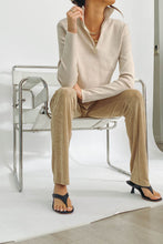 Load image into Gallery viewer, Famous Groupies Knit Top // Natural