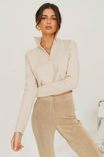 Load image into Gallery viewer, Famous Groupies Knit Top // Natural