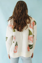 Load image into Gallery viewer, Paris Streets Knit Cardigan // Floral