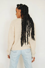 Load image into Gallery viewer, Saturday In L.A Button Front Knit Cardigan // Natural