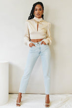 Load image into Gallery viewer, Late Night Cocktails Tie Back Top // Cream