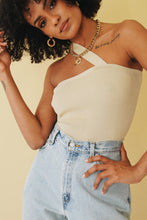 Load image into Gallery viewer, These Nights One-Shoulder Knit Top // Natural