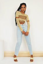 Load image into Gallery viewer, On The Dancefloor Mesh Top // Yellow