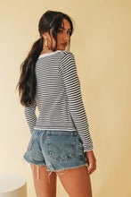 Load image into Gallery viewer, Social Horizon Knit Cardi Set // Stripe