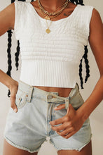 Load image into Gallery viewer, More Than A Feeling Knit Top // White