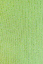 Load image into Gallery viewer, VG Switch Up Tie Front Knit Top // Lime