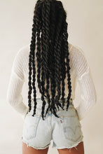 Load image into Gallery viewer, Of The Essence Button Front Knit Top // White