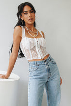 Load image into Gallery viewer, VG Vintage Feeling Lace Top // White