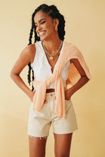 Load image into Gallery viewer, All Female Button Front Top // White