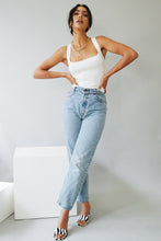 Load image into Gallery viewer, Everybody Dance Tie Back Knit Top // White