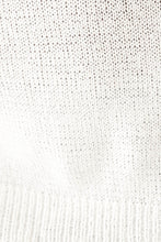 Load image into Gallery viewer, Paris Is Burning Button Front Knit Top // White