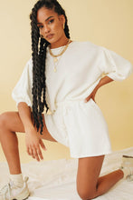 Load image into Gallery viewer, Flowers & Wine Knit Top // White