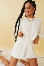 Load image into Gallery viewer, Flowers & Wine Knit Top // White