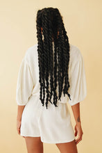 Load image into Gallery viewer, Flowers & Wine Knit Top // White