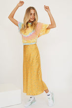 Load image into Gallery viewer, Summer Tones Bias Cut Midi Skirt // Yellow