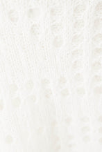 Load image into Gallery viewer, Out Of This World Button Front Knit Top // White