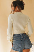 Load image into Gallery viewer, Weekend Sunsets Knit Top // Cream