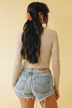 Load image into Gallery viewer, Classic Chic Ribbed Knit Top // Natural