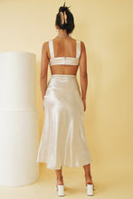 Load image into Gallery viewer, French Countryside Bias Cut Midi Skirt // Nude