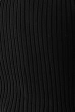 Load image into Gallery viewer, Walk This Way Button Front Knit Top // Black