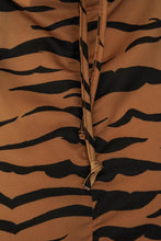 Load image into Gallery viewer, She's Wild Tie Back Midi Dress // Tiger