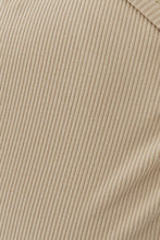 Load image into Gallery viewer, Cooler Than You Ribbed Tie Back Top // Natural