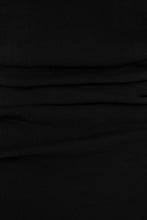 Load image into Gallery viewer, Beauty Game Drawstring Mini Dress // Black