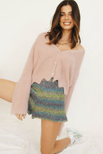 Load image into Gallery viewer, Ticket To Paris Button Front Knit Top // Rose