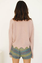 Load image into Gallery viewer, Ticket To Paris Button Front Knit Top // Rose