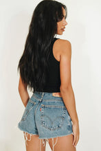 Load image into Gallery viewer, Talk To You Ribbed Top // Black