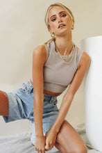Load image into Gallery viewer, Stuck In A Moment Top // Taupe