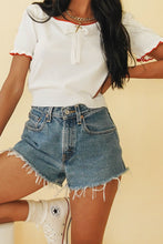 Load image into Gallery viewer, Straight To Italy Knit Top // White