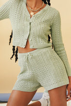 Load image into Gallery viewer, The Sunday Button Front Knit Top // Sage