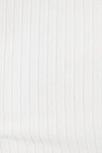 Load image into Gallery viewer, Manhattan Minimalist Ribbed Knit Top // White