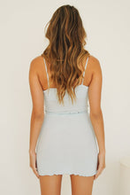 Load image into Gallery viewer, VG Coastline Knit Mini Skirt // Sky