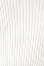 Load image into Gallery viewer, Balmy Cocktails Ribbed Knit Top // White