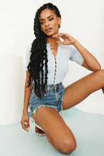 Load image into Gallery viewer, An Italian Story Button Front Knit Top // Sky