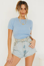 Load image into Gallery viewer, Cool Pastels Knit Top // Sky