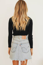 Load image into Gallery viewer, All The Way Knit Top // Black