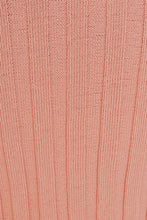 Load image into Gallery viewer, Sunset Cocktails Button Front Knit Top // Rose