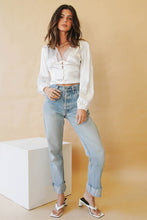 Load image into Gallery viewer, Hang Up The Phone Top // White