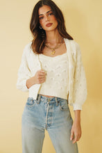 Load image into Gallery viewer, Claudia Knit Cardigan // Cream