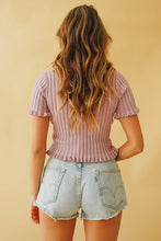 Load image into Gallery viewer, Fashion Fix Button Front Knit Top // Mauve