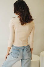 Load image into Gallery viewer, Eyes For You Ribbed Top // Nude