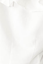 Load image into Gallery viewer, VG Feels Like A Holiday Frill Top // White